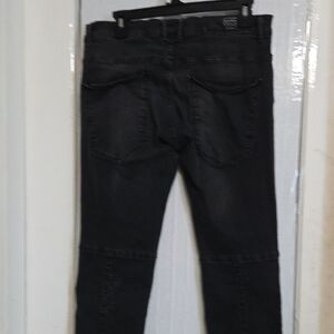 The New Biker Zara Denin Men's Black Jeans Size 34